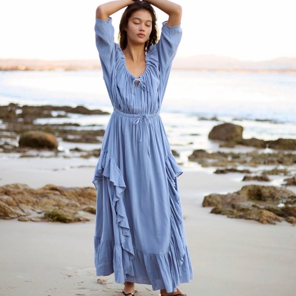 Free People Shore Chic Maxi Dress, NWT, Size M